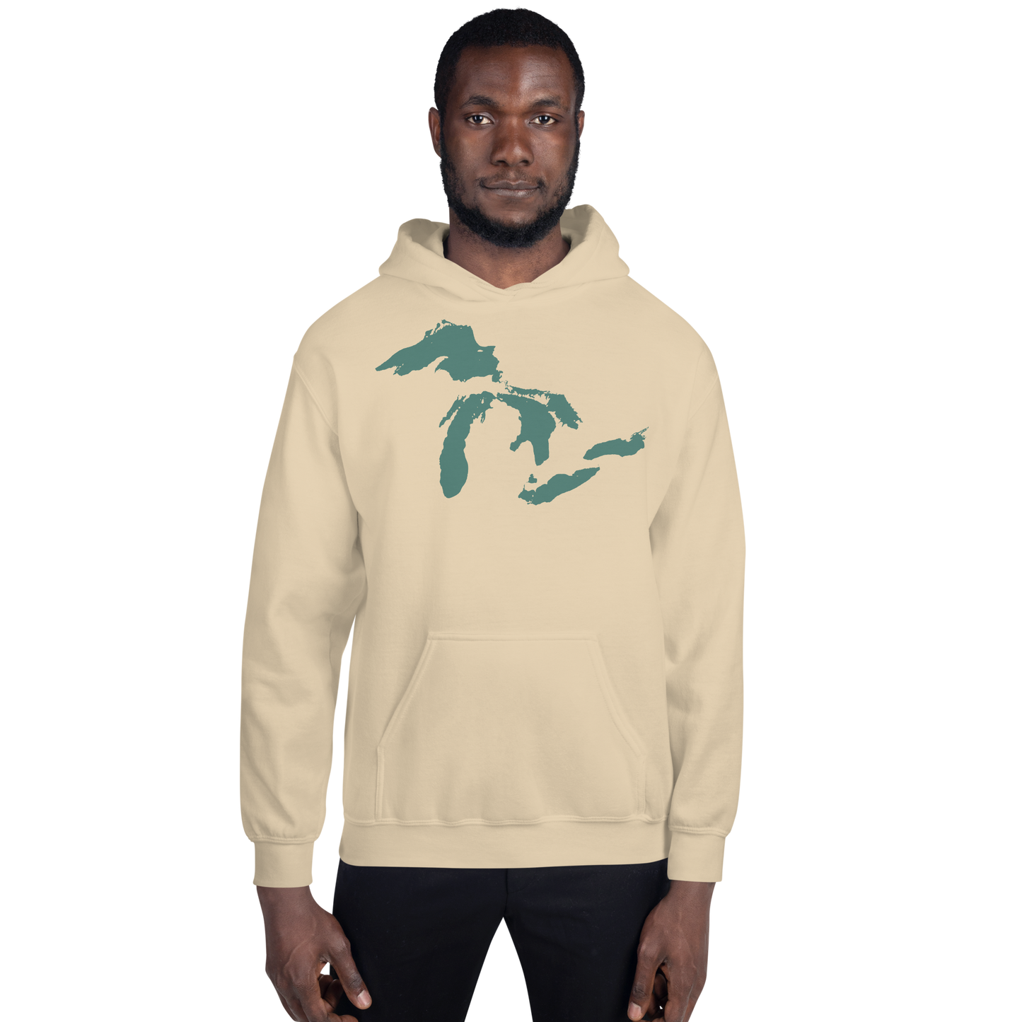 Great Lakes Hoodie (Copper Green) | Unisex Standard