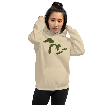 Great Lakes Hoodie (Army Green) | Unisex Standard