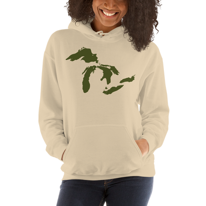 Great Lakes Hoodie (Army Green) | Unisex Standard