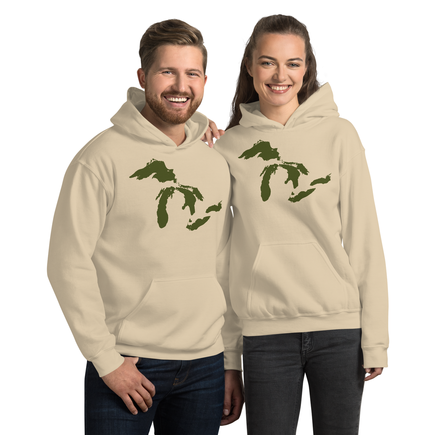 Great Lakes Hoodie (Army Green) | Unisex Standard