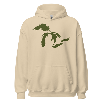 Great Lakes Hoodie (Army Green) | Unisex Standard