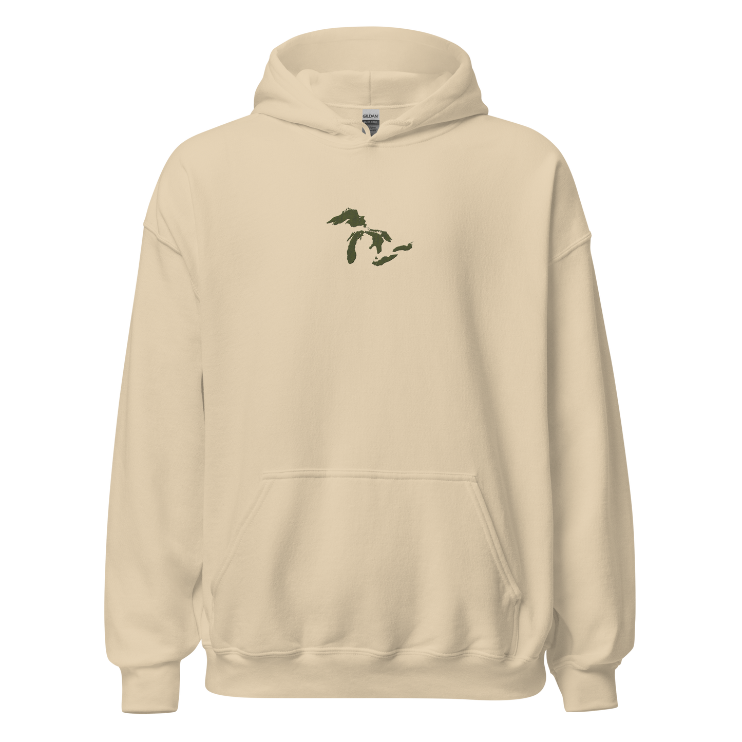 Great Lakes Hoodie (Army Green) | Unisex Standard - Emb.