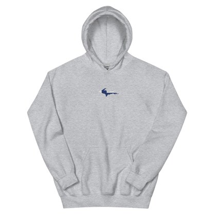 Michigan Upper Peninsula Hoodie (w/ Embroidered UP Finland Flag Outline) | Unisex Standard