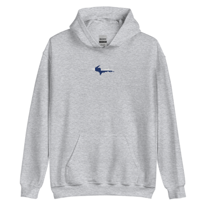 Michigan Upper Peninsula Hoodie (w/ Embroidered UP Finland Flag Outline) | Unisex Standard