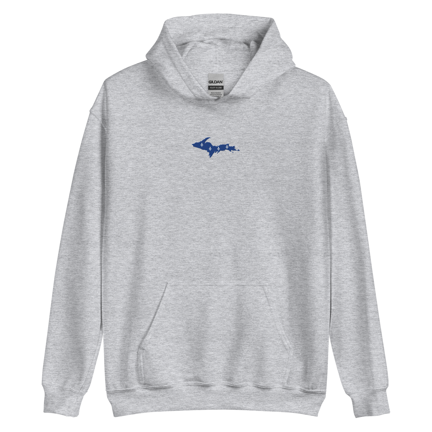 Michigan Upper Peninsula Hoodie (w/ Embroidered UP Quebec Flag Outline) | Unisex Standard