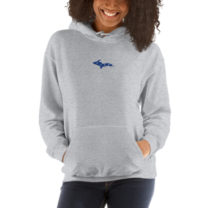 Michigan Upper Peninsula Hoodie (w/ Embroidered UP Quebec Flag Outline) | Unisex Standard