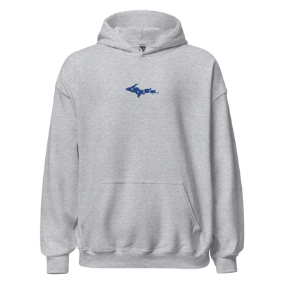 Michigan Upper Peninsula Hoodie (w/ Embroidered UP Quebec Flag Outline) | Unisex Standard