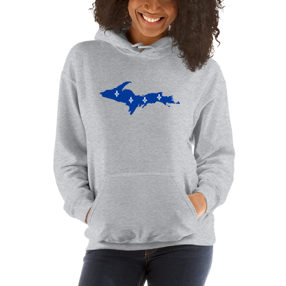 Michigan Upper Peninsula Hoodie (w/ UP Quebec Flag Outline) | Unisex Standard