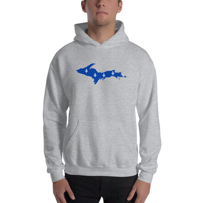 Michigan Upper Peninsula Hoodie (w/ UP Quebec Flag Outline) | Unisex Standard