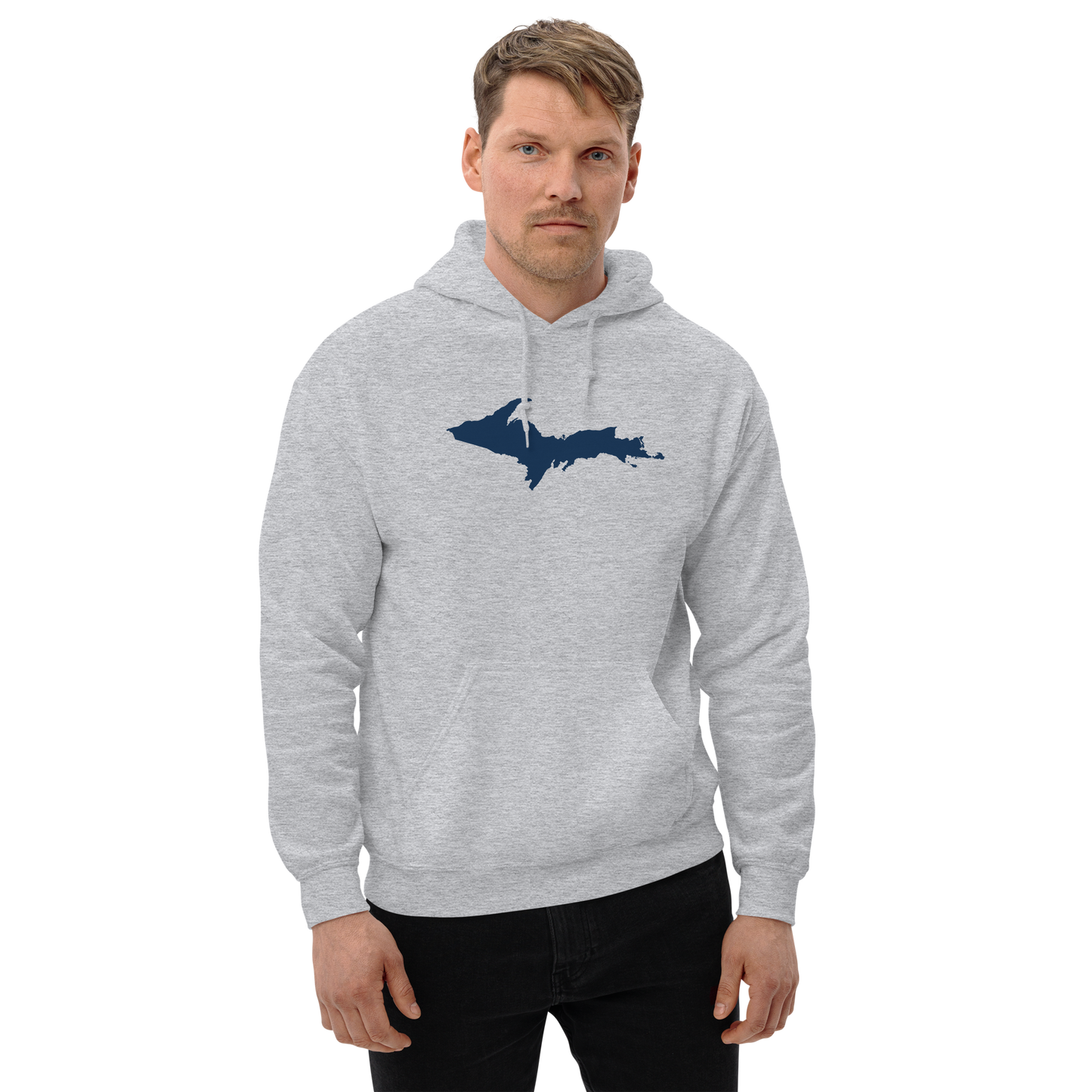 Michigan Upper Peninsula Hoodie (w/ UP Outline) | Unisex Standard