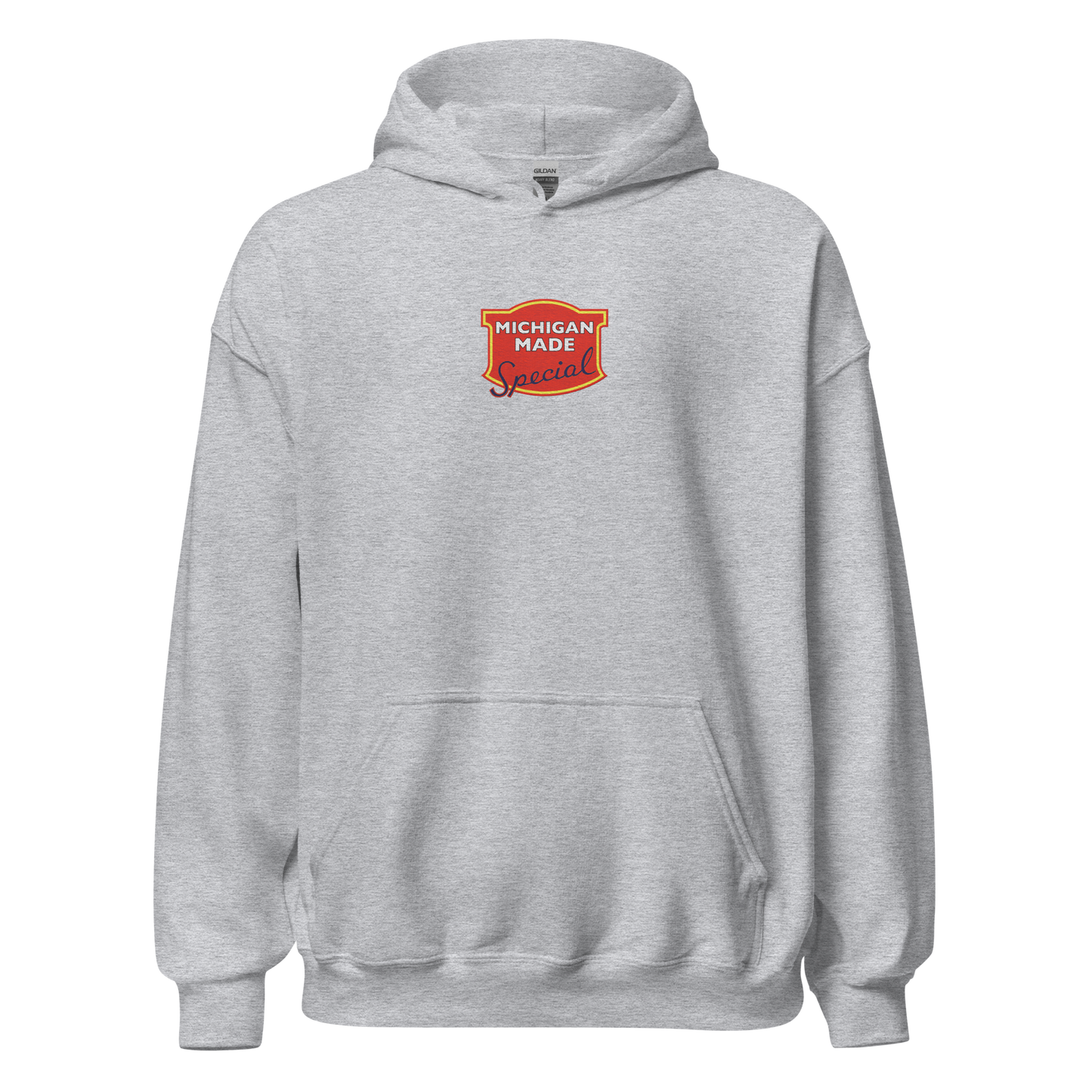 'Michigan Made' Hoodie (Potato Chip Parody) | Unisex Standard - Emb.