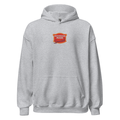 'Michigan Made' Hoodie (Potato Chip Parody) | Unisex Standard - Emb.