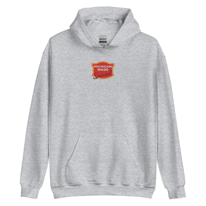 'Michigan Made' Hoodie (Potato Chip Parody) | Unisex Standard - Emb.