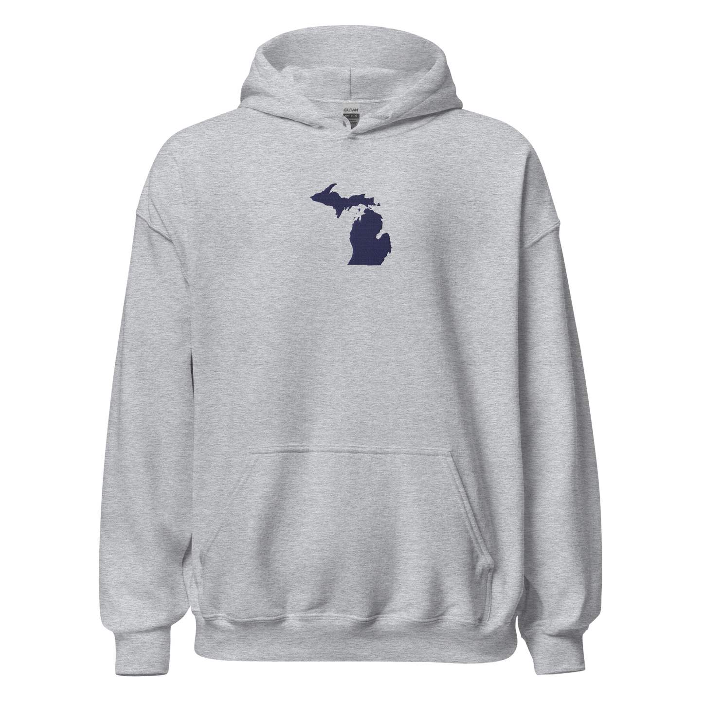 Michigan Hoodie (w/ MI Outline) | Unisex Standard - Emb.