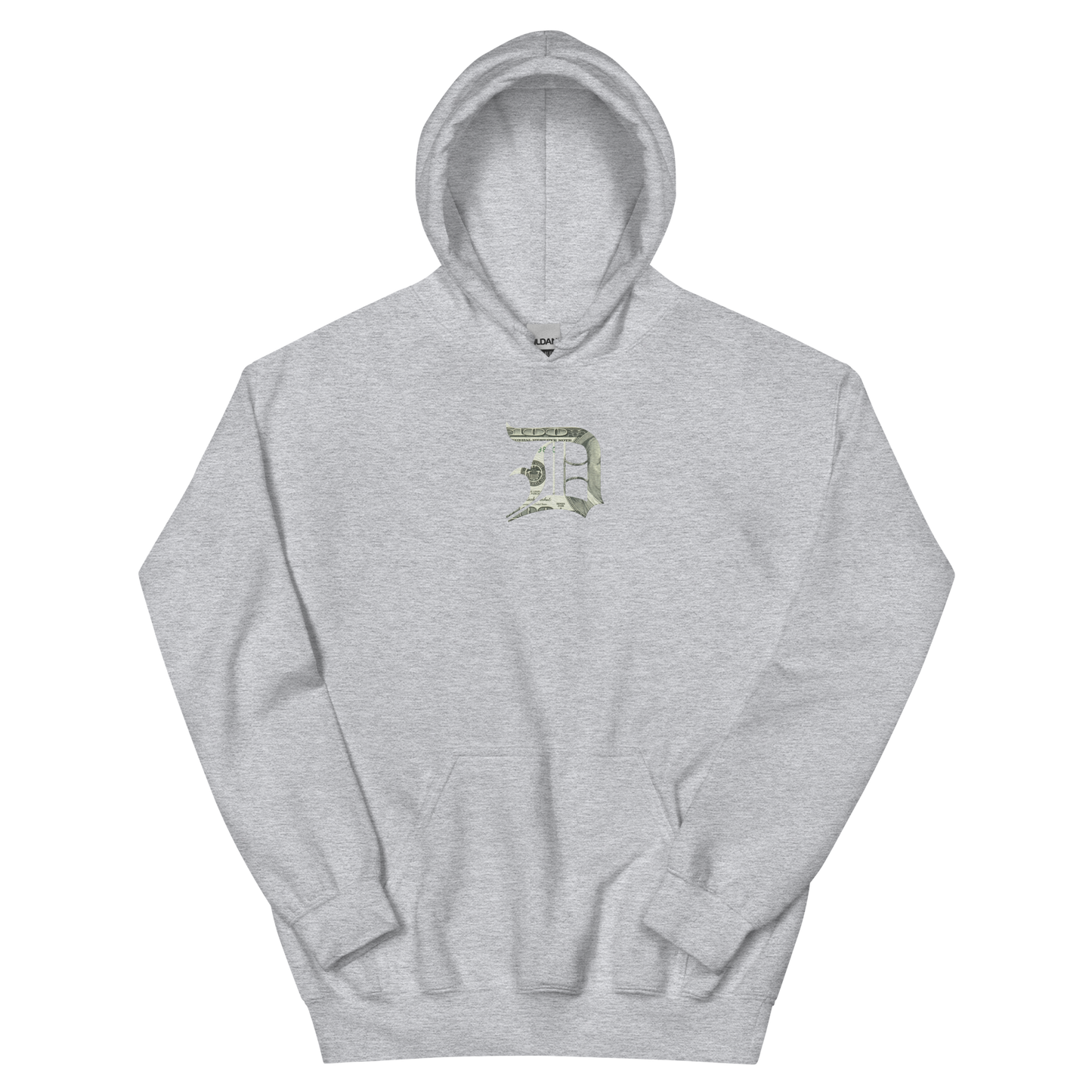 Detroit 'Old English D' Hoodie (Benjamins Edition) | Unisex Standard - Emb.