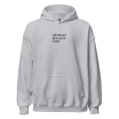 'Détroit Rocque Cité' Hoodie | Unisex Standard - Emb.