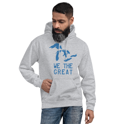 Great Lakes 'We the Great' Hoodie (Superior Blue) | Unisex Standard