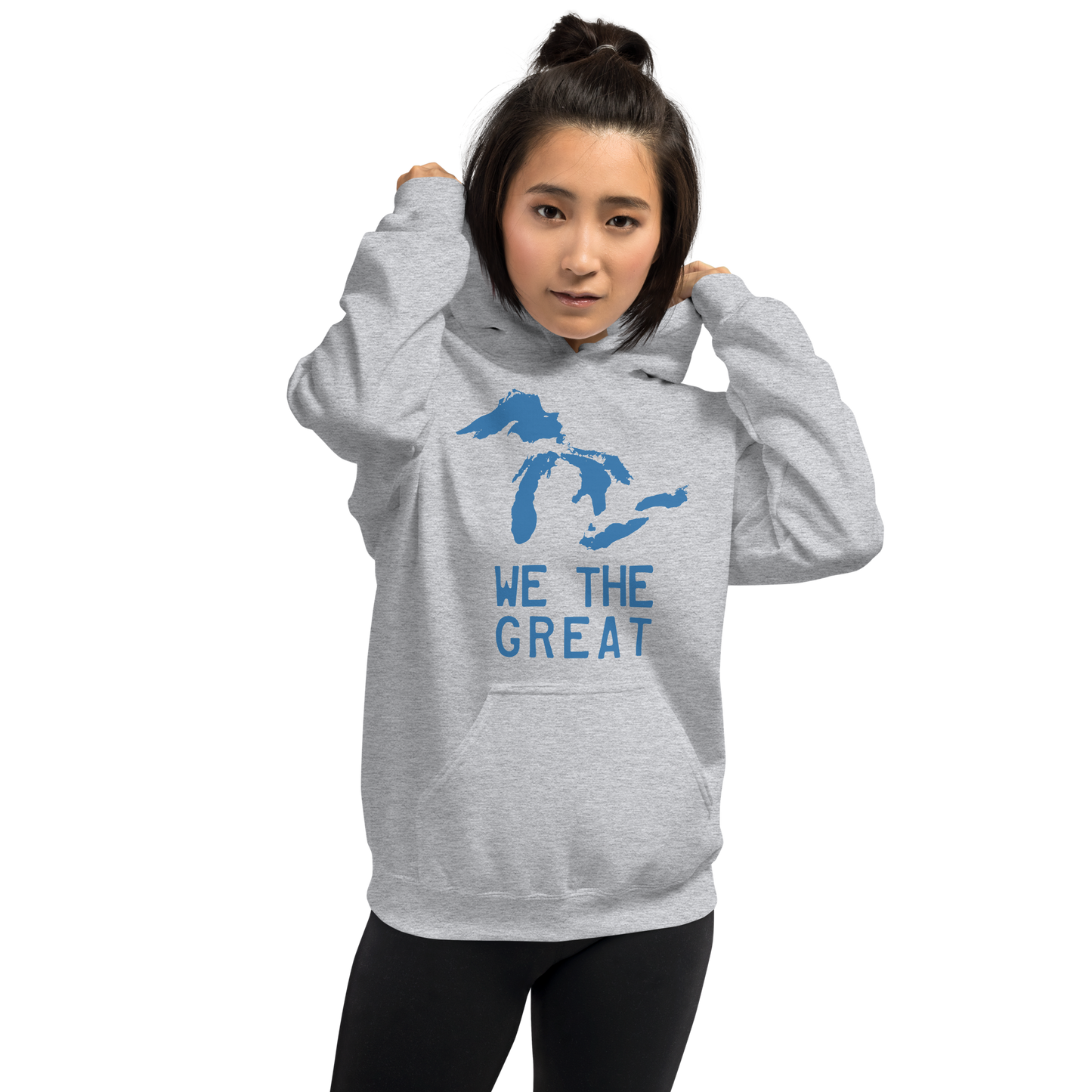 Great Lakes 'We the Great' Hoodie (Superior Blue) | Unisex Standard