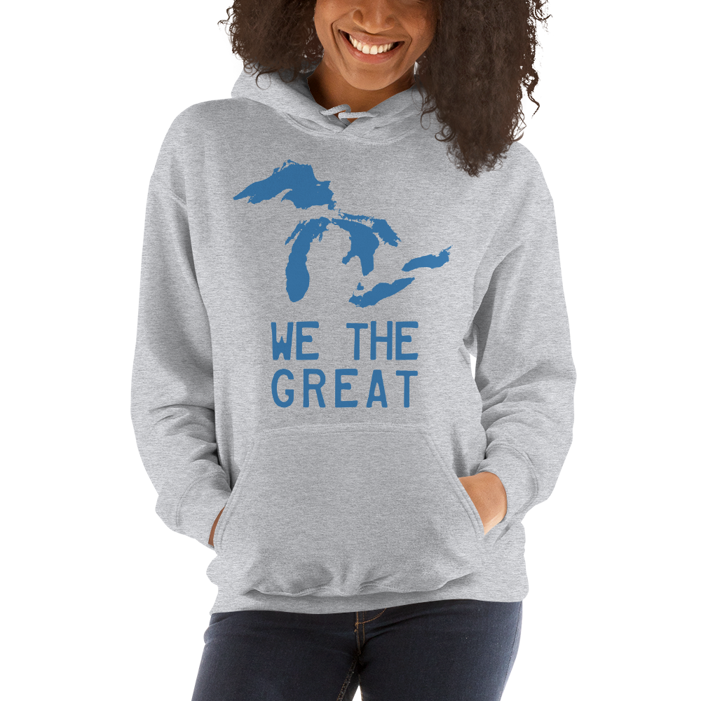 Great Lakes 'We the Great' Hoodie (Superior Blue) | Unisex Standard