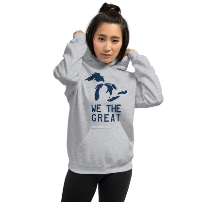 Great Lakes 'We the Great' Hoodie (Navy) | Unisex Standard