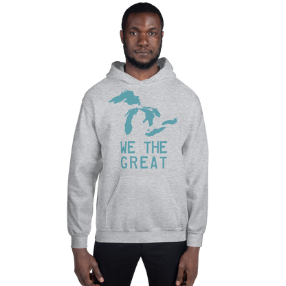 Great Lakes 'We the Great' Hoodie (Huron Blue) | Unisex Standard