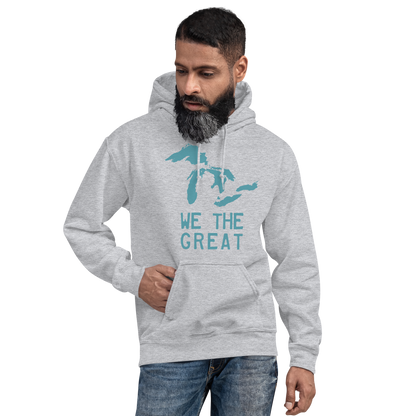 Great Lakes 'We the Great' Hoodie (Huron Blue) | Unisex Standard