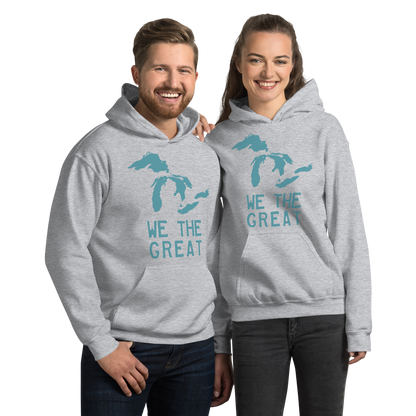 Great Lakes 'We the Great' Hoodie (Huron Blue) | Unisex Standard