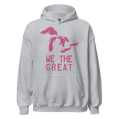 Great Lakes 'We the Great' Hoodie (Apple Blossom Pink) | Unisex Standard