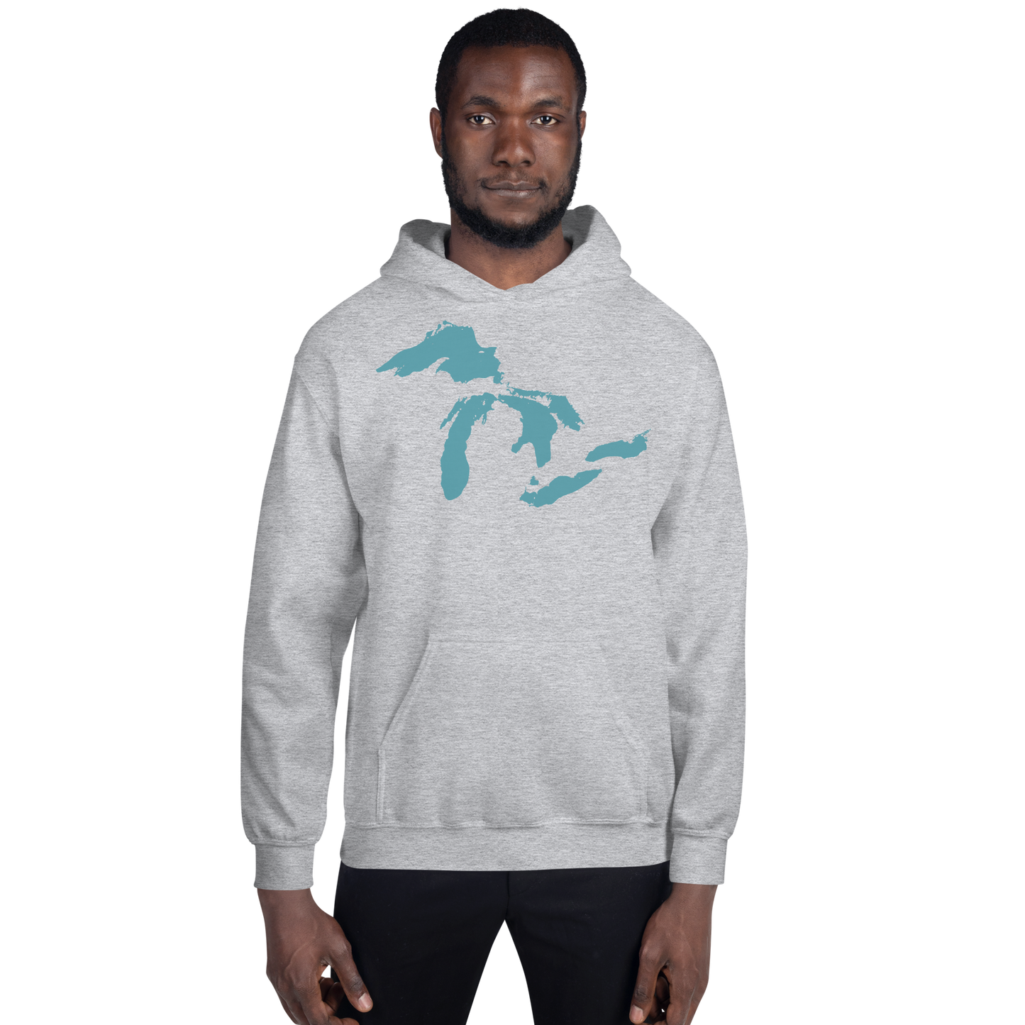 Great Lakes Hoodie (Huron Blue) | Unisex Standard