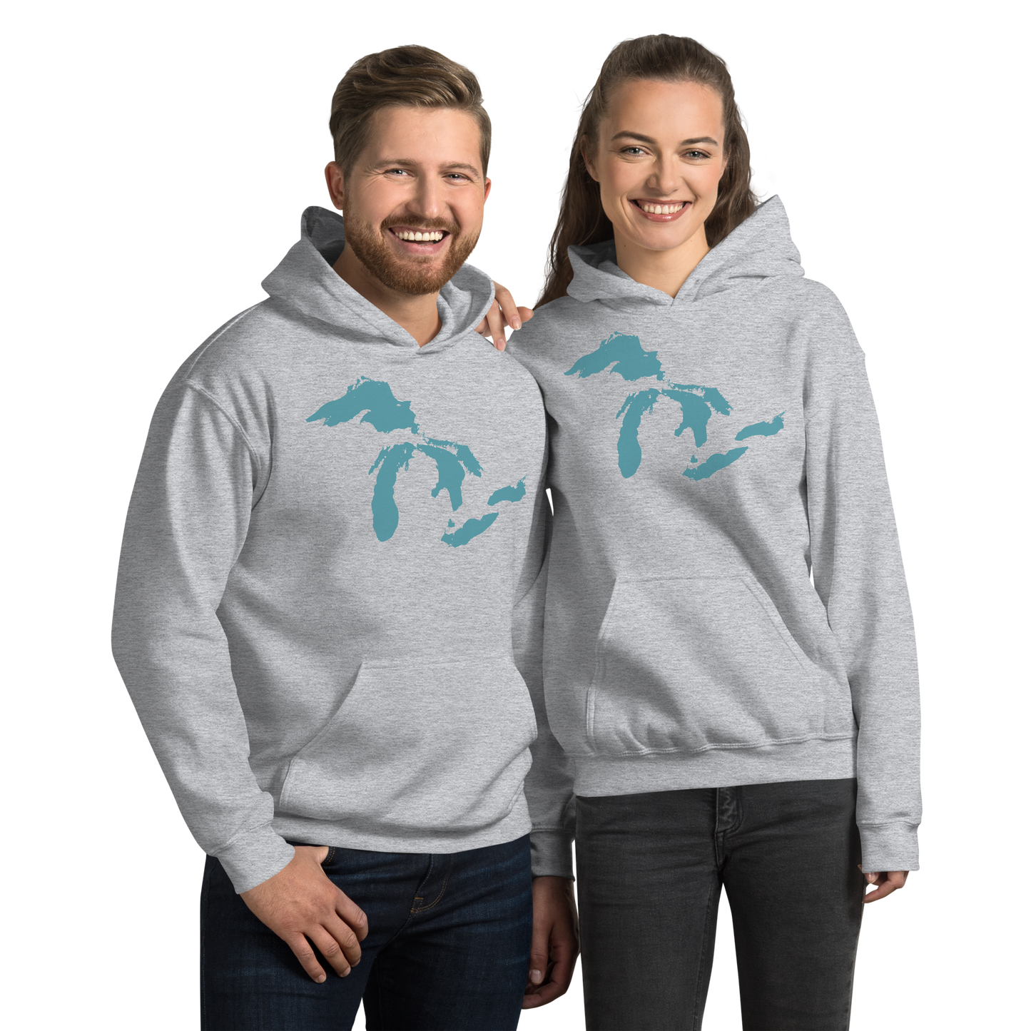 Great Lakes Hoodie (Huron Blue) | Unisex Standard