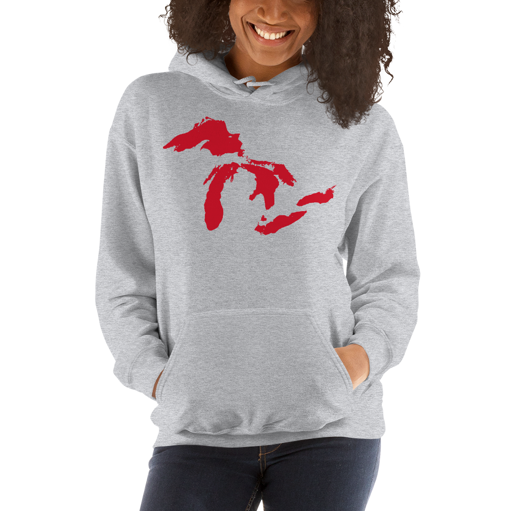 Great Lakes Hoodie (Aliform Red) | Unisex Standard