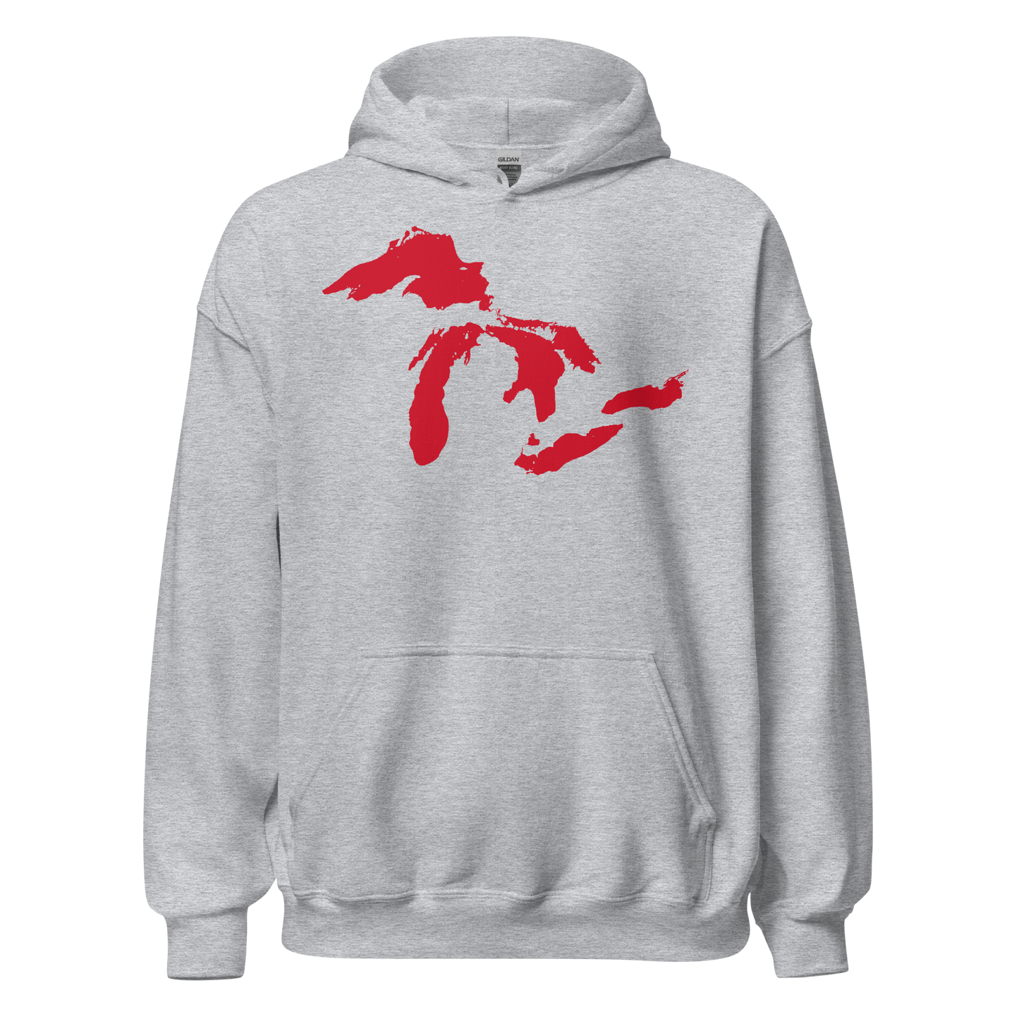 Great Lakes Hoodie (Aliform Red) | Unisex Standard