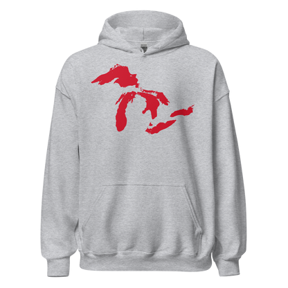 Great Lakes Hoodie (Aliform Red) | Unisex Standard