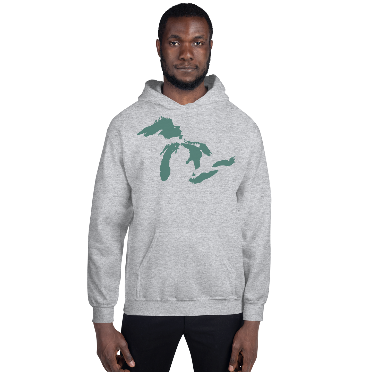 Great Lakes Hoodie (Copper Green) | Unisex Standard