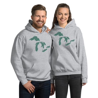 Great Lakes Hoodie (Copper Green) | Unisex Standard