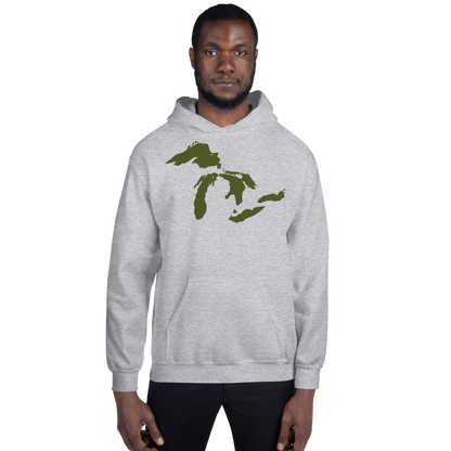 Great Lakes Hoodie (Army Green) | Unisex Standard