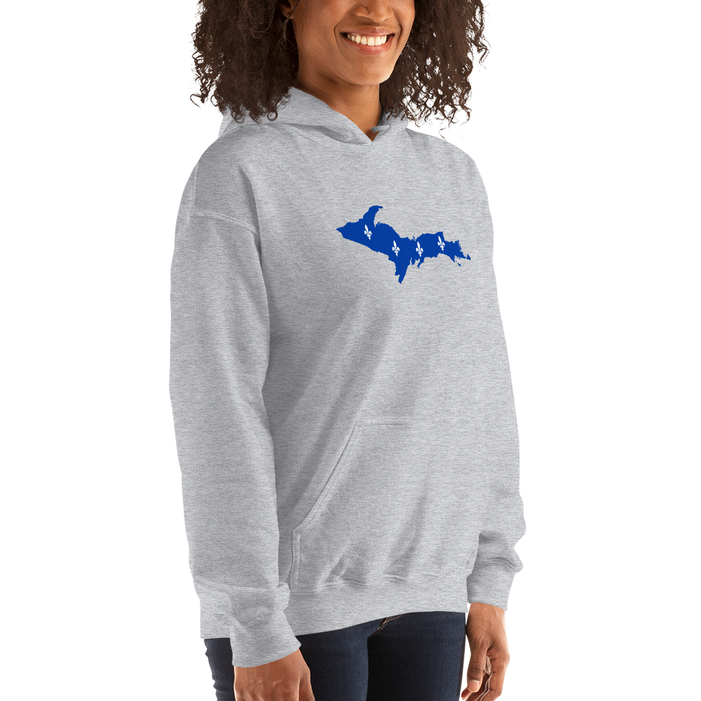 Michigan Upper Peninsula Hoodie (w/ UP Quebec Flag Outline) | Unisex Standard