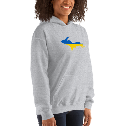 Michigan Upper Peninsula Hoodie (w/ UP Ukraine Outline) | Unisex Standard