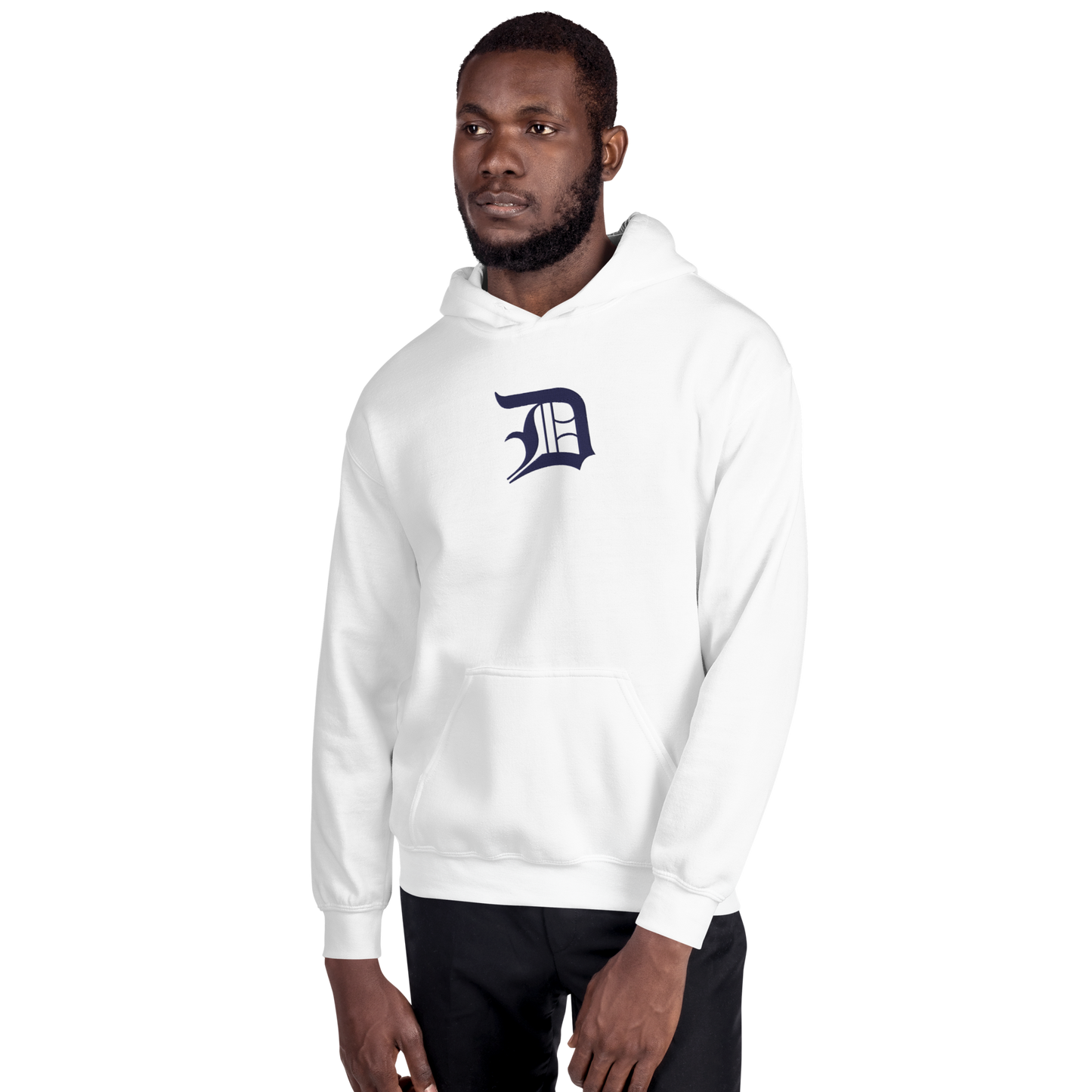 Detroit 'Old English D' Hoodie | Unisex Standard - Emb.