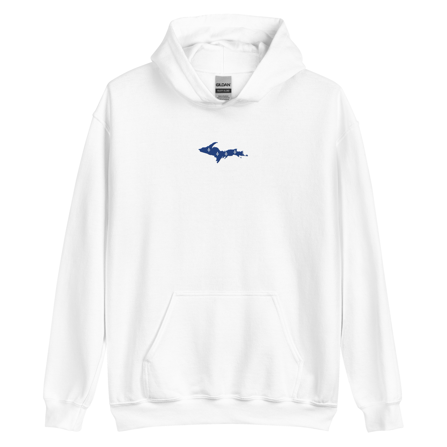 Michigan Upper Peninsula Hoodie (w/ Embroidered UP Quebec Flag Outline) | Unisex Standard