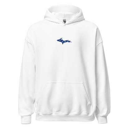 Michigan Upper Peninsula Hoodie (w/ Embroidered UP Quebec Flag Outline) | Unisex Standard