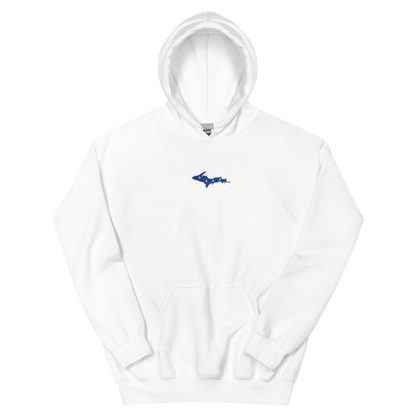 Michigan Upper Peninsula Hoodie (w/ Embroidered UP Quebec Flag Outline) | Unisex Standard