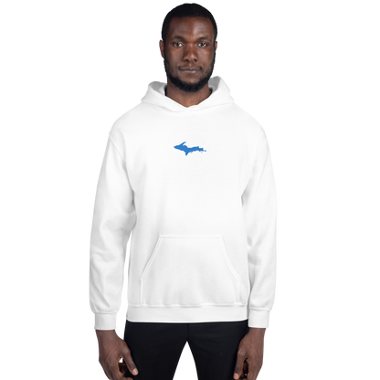 Michigan Upper Peninsula Hoodie (w/ Embroidered Azure UP Outline) | Unisex Standard