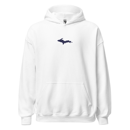 Michigan Upper Peninsula Hoodie (w/ Embroidered UP Outline) | Unisex Standard