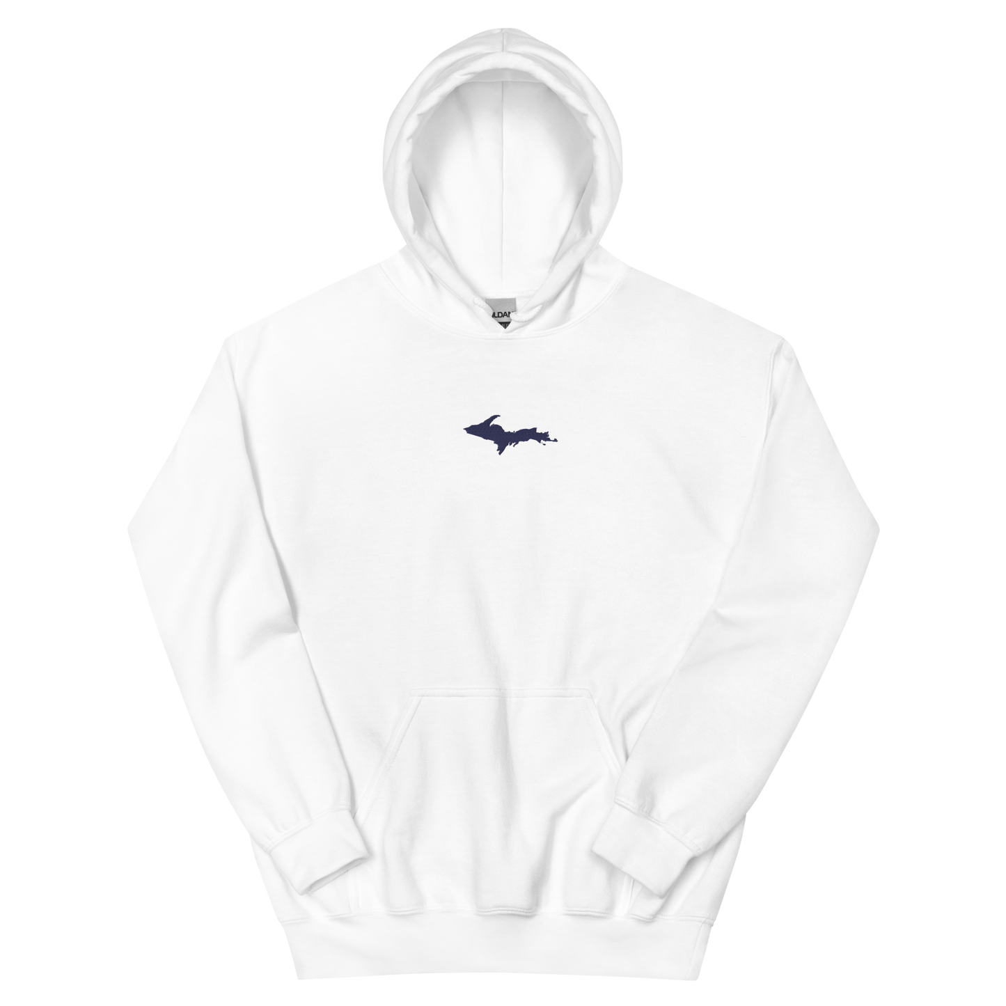 Michigan Upper Peninsula Hoodie (w/ Embroidered UP Outline) | Unisex Standard