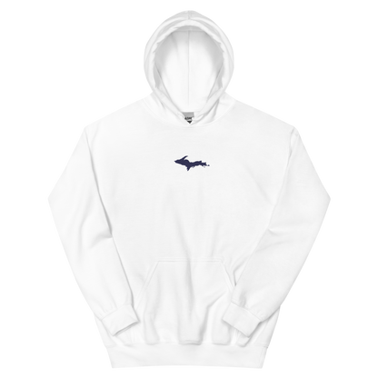 Michigan Upper Peninsula Hoodie (w/ Embroidered UP Outline) | Unisex Standard