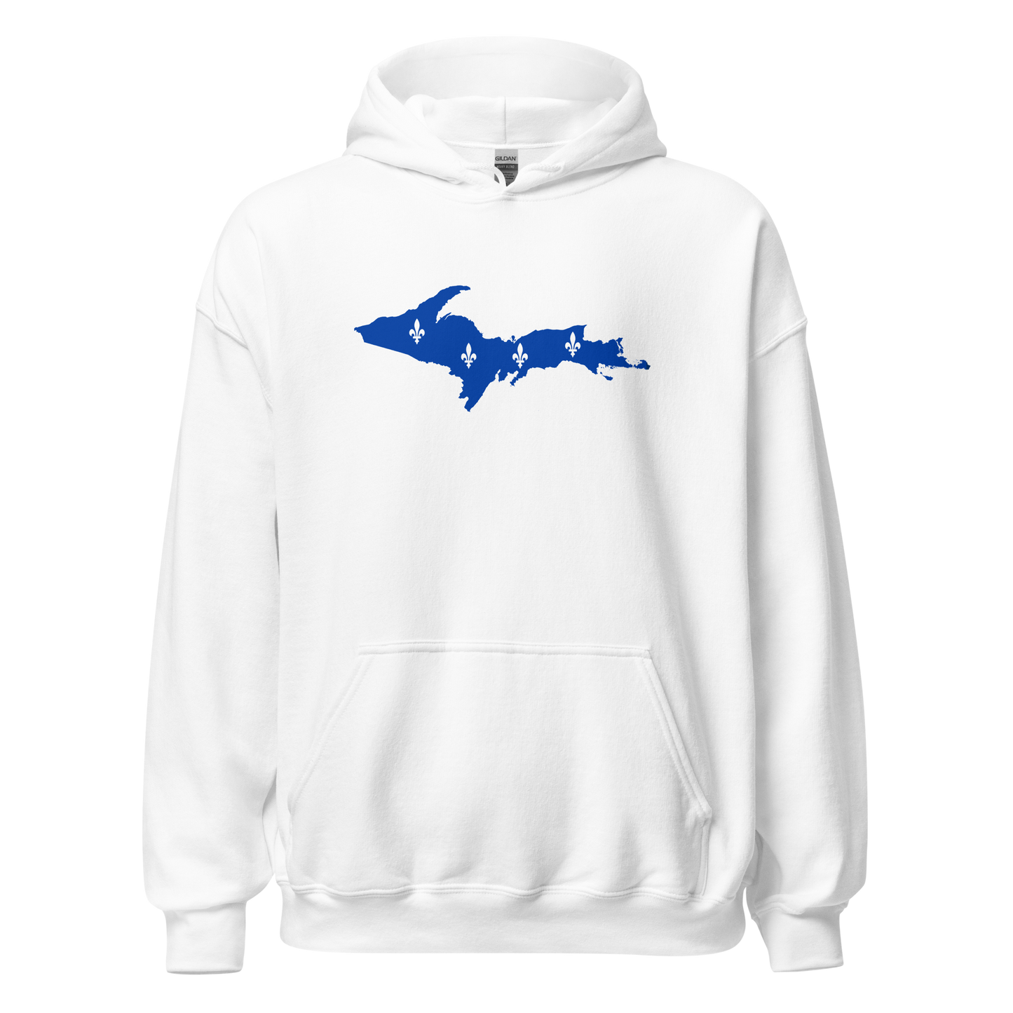 Michigan Upper Peninsula Hoodie (w/ UP Quebec Flag Outline) | Unisex Standard