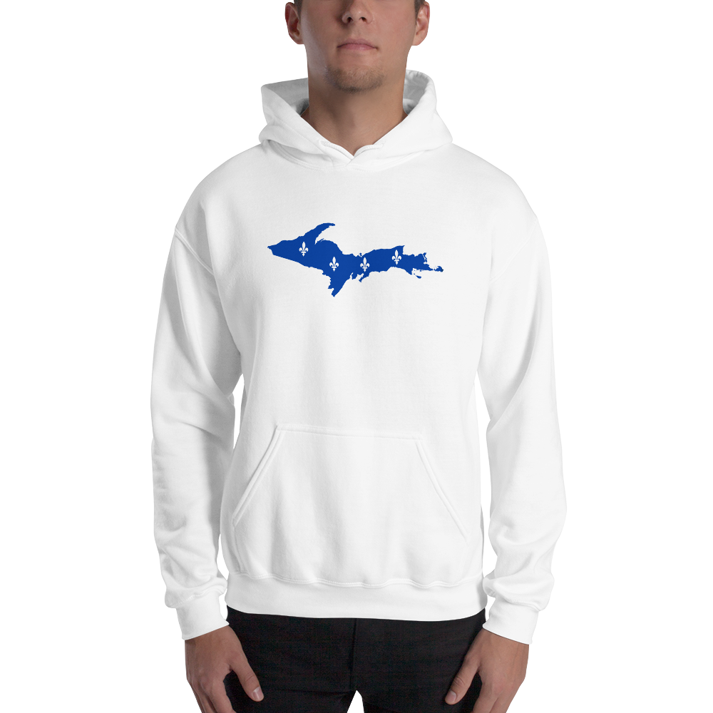 Michigan Upper Peninsula Hoodie (w/ UP Quebec Flag Outline) | Unisex Standard