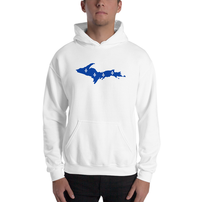 Michigan Upper Peninsula Hoodie (w/ UP Quebec Flag Outline) | Unisex Standard