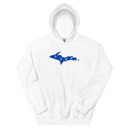 Michigan Upper Peninsula Hoodie (w/ UP Quebec Flag Outline) | Unisex Standard